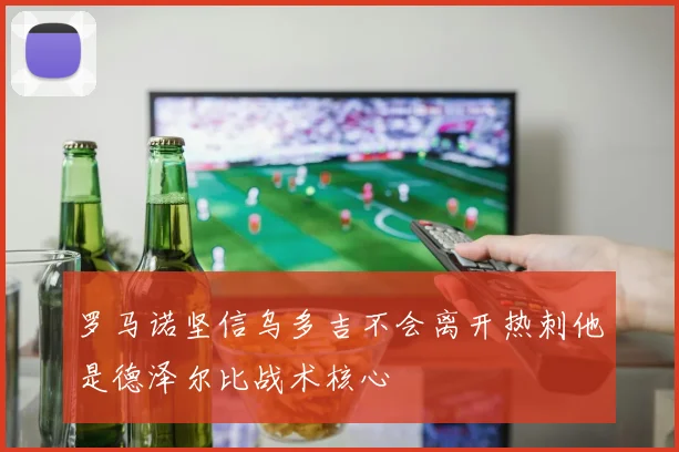 罗马诺坚信乌多吉不会离开热刺他是德泽尔比战术核心